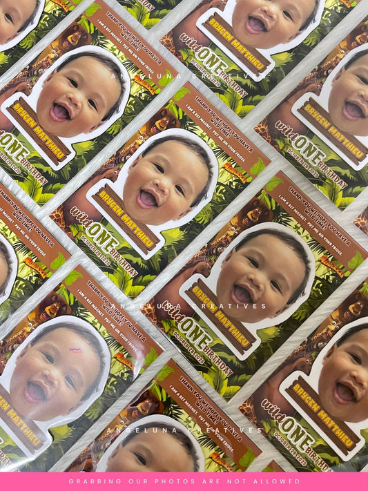 Bubble Head ref Magnet With Name